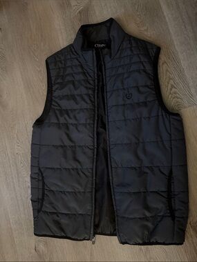 Chaps kid’s Black Quilted Vest